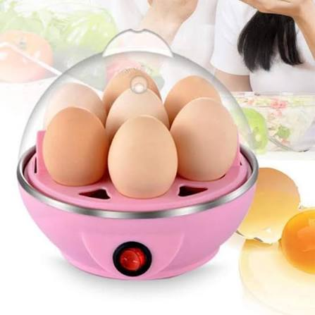 Electric Egg Boiler 7 Eggs Steamer Multifunctional Cooker with Auto Shut Off for Omelet Soft Medium and Hard Boiled Eggs